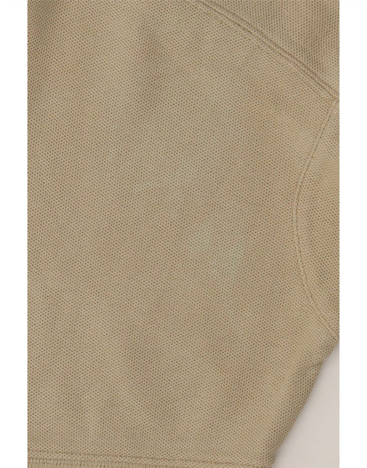 Timberland Herren Poloshirt Small Beige Baumwolle