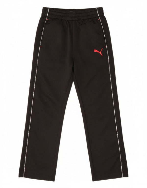 Puma Trainingshose für Jungen, 5–6 Jahre, schwarzes Polyester