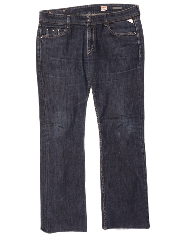 Replay Damen Straight Jeans W35 L30 Blau