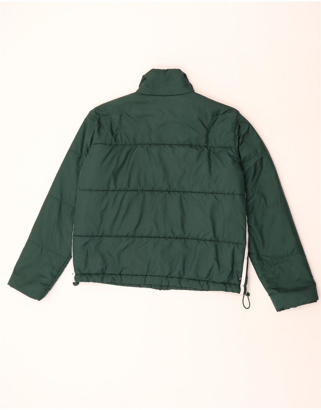 Adidas Damen Übergroße gepolsterte Jacke UK 10 Small Grün Polyester
