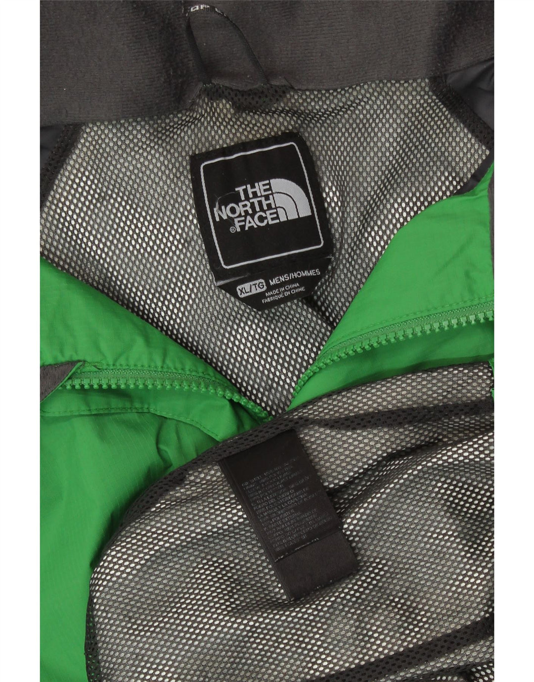 THE NORTH FACE Herren-Regenjacke mit Kapuze, UK 42 XL, grünes Nylon