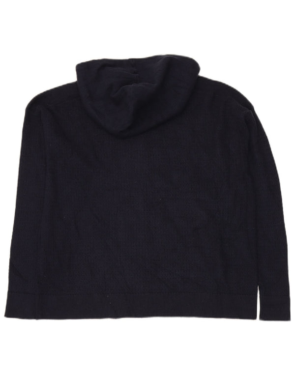 Marks & SPENCER Damen-Cardigan mit lockerer Passform, Gr. 14, mittleres Marineblau