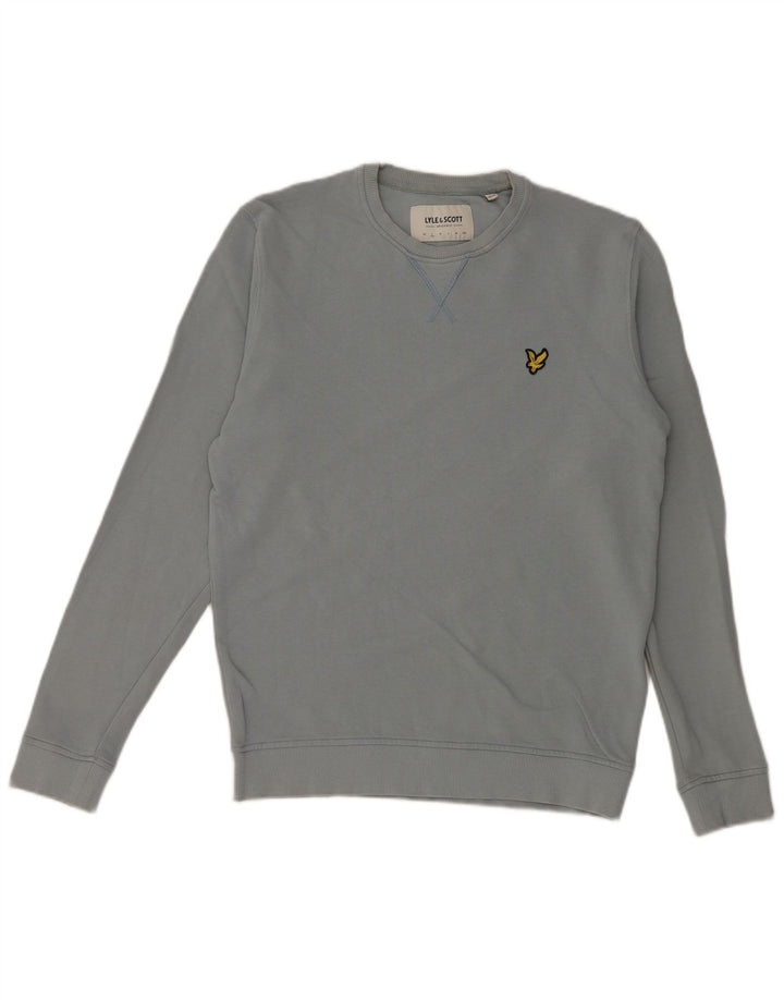 Lyle & Scott Herren-Sweatshirt, Pullover, Größe S, Blau, Baumwolle
