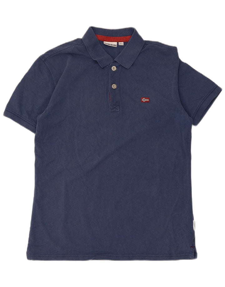 NAPAPIJRI Herren-Poloshirt, Größe S, Marineblau