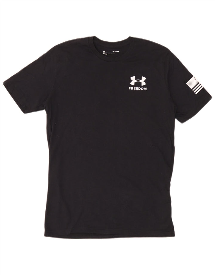 Under Armour Herren-T-Shirt mit Grafik, Größe S, schwarze Baumwolle