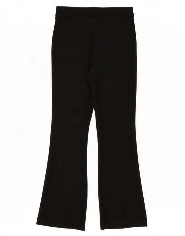 Marks & Spencer Damen Flare Freizeithose UK 8 Small W28 L27 Schwarz