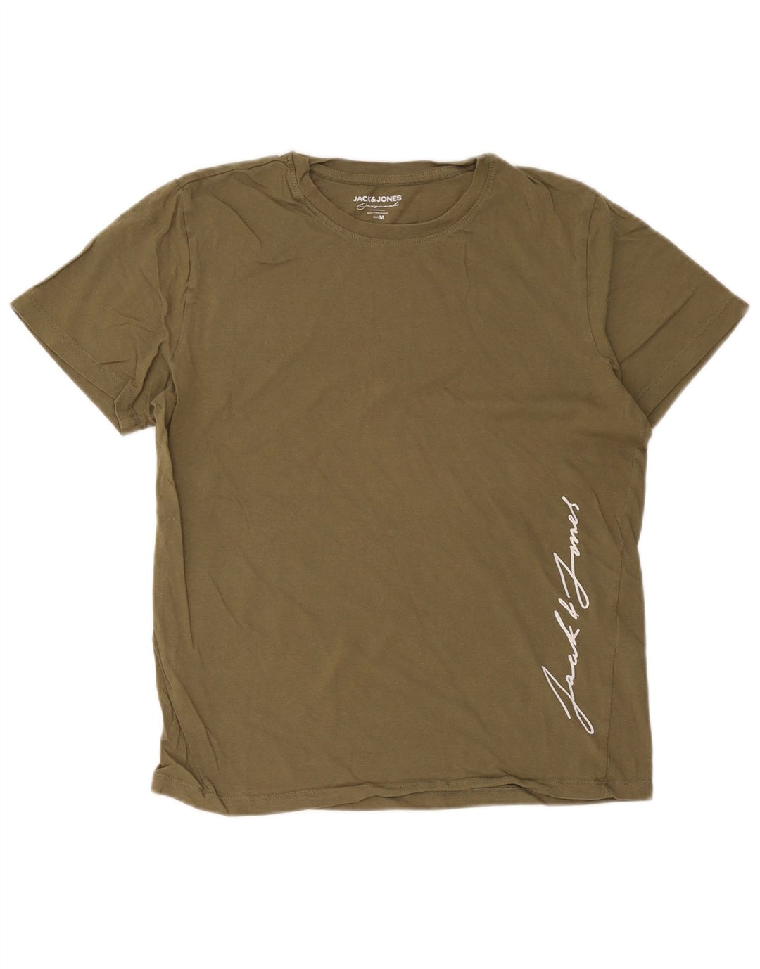 Jack & Jones Herren-T-Shirt mit Grafik, mittlere Khaki-Baumwolle