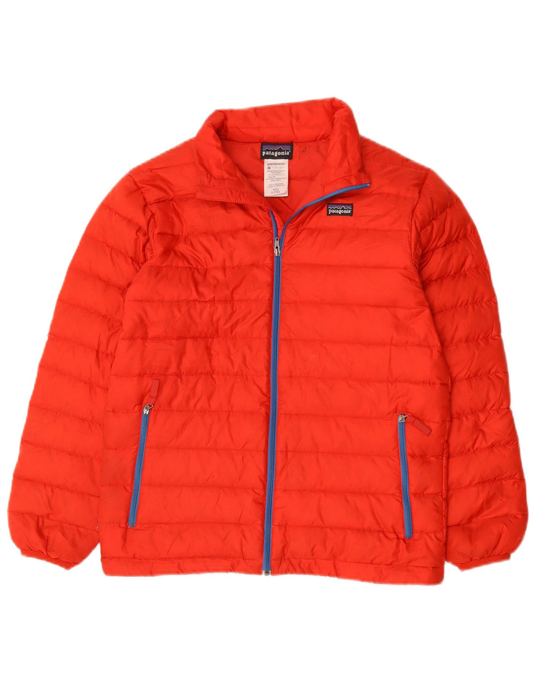 Wattierte Jacke für Jungen von Patagonia, 11–12 Jahre, Größe L, Rot, Polyester