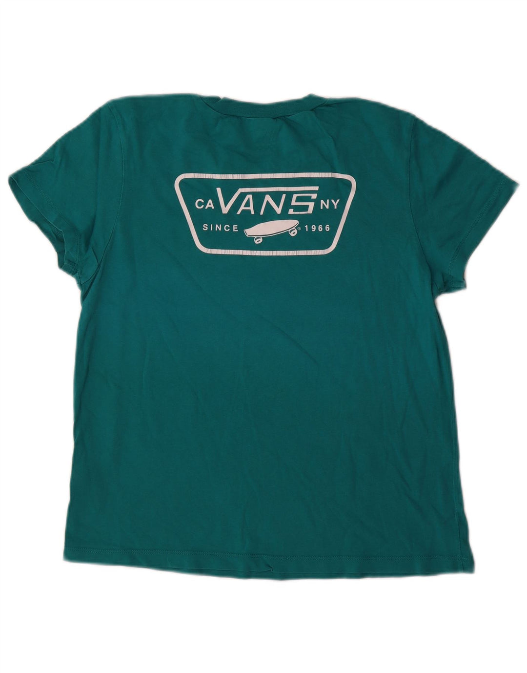 Vans Grafik-T-Shirt für Damen, UK 12, mittelgrün, Baumwolle