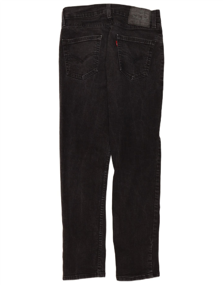 Levi's Herren 511 Slim Jeans W28 L30 Schwarze Baumwolle