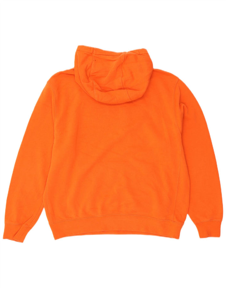 NIKE Herren Kapuzenpullover, groß, orange, Baumwolle