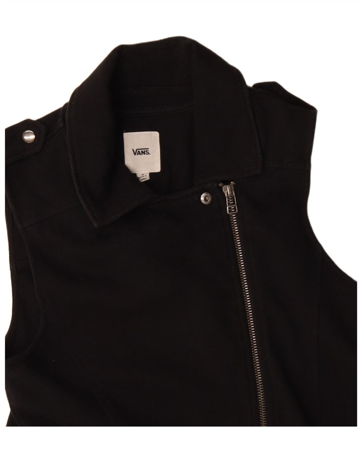 Vans Damen Militärweste UK 12 Medium Schwarz