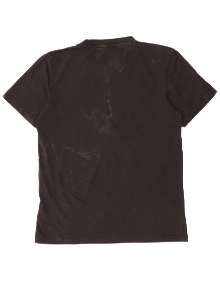 Adidas Herren Grafik T-Shirt Top Small Schwarz Baumwolle