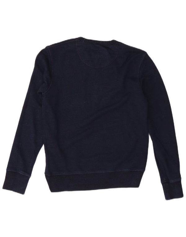 Belstaff Herren-Sweatshirt mit Grafik, Größe S, marineblaue Baumwolle
