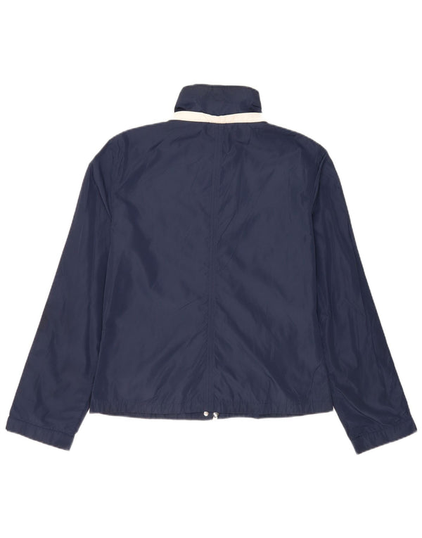 Emporio Armani Damen Trainingsanzug Top Jacke UK 14 Mittel Marineblau
