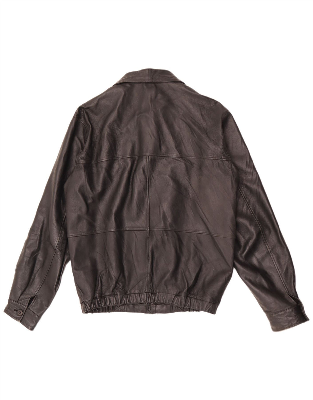 Scout Herren Lederjacke UK 38 Mittelschwarzes Leder