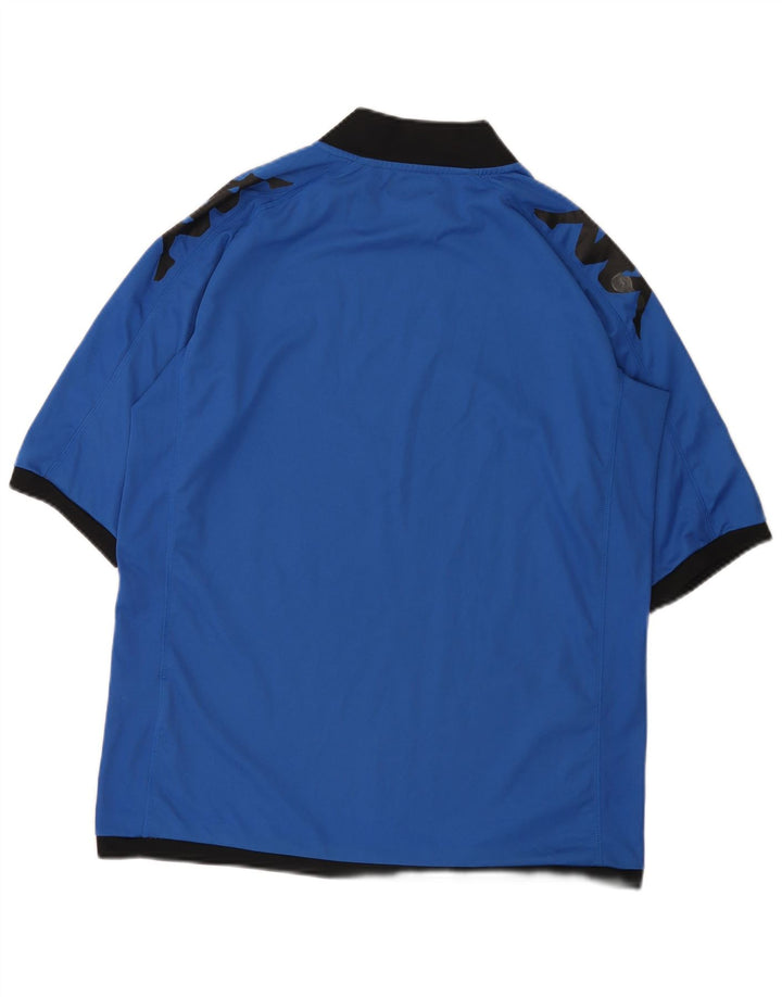 KAPPA Herren Grafik T-Shirt Top 2XL Blau Polyester