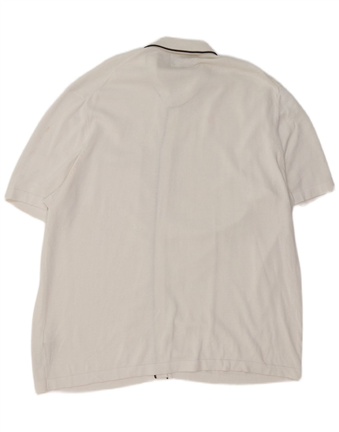 Marks & Spencer Herren-Cardigan mit kurzen Ärmeln, 2XL, Weiß, Modal