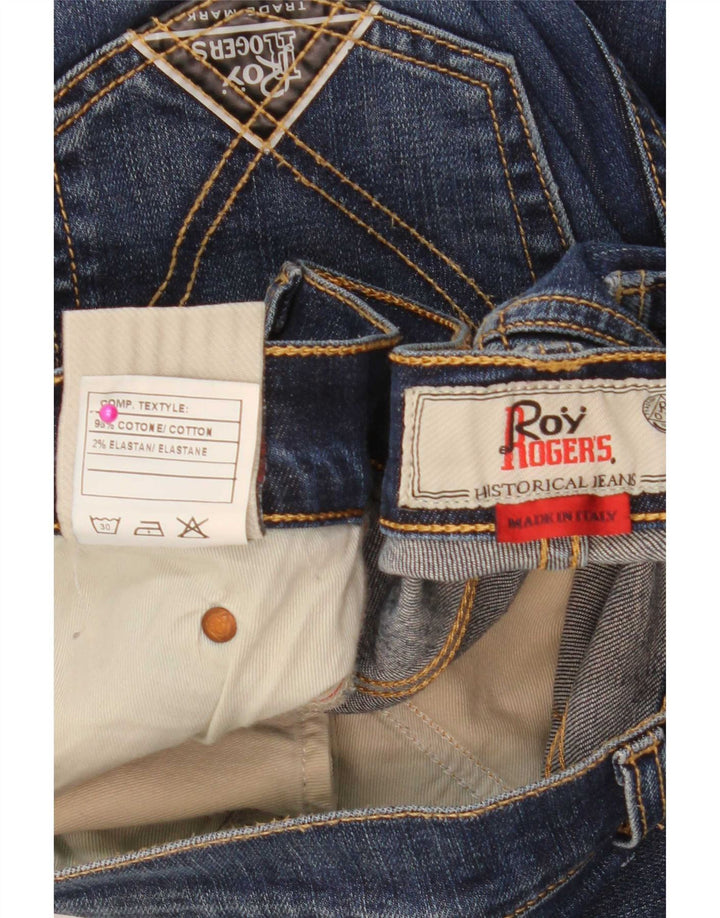 Roy Rogers Herren Slim Jeans W34 L32 Blaue Baumwolle
