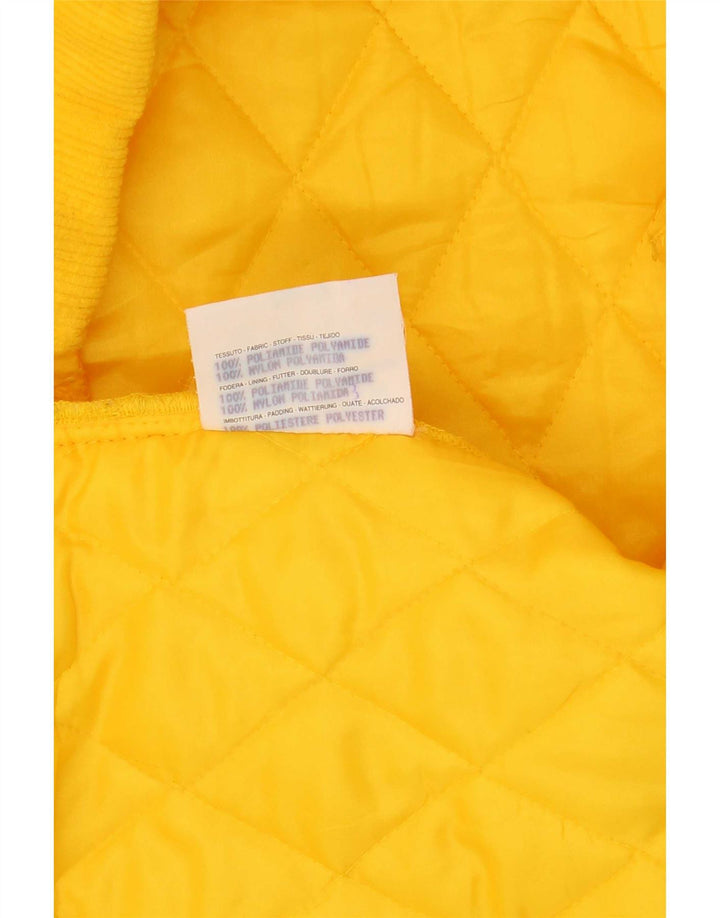 Brugi Herren Steppjacke UK 40 Large Gelb Polyamid