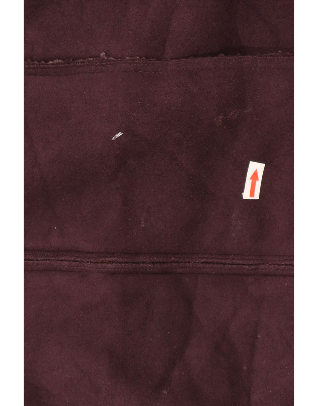 Marks & Spencer Sherpa-Gilet für Damen, UK 12, mittleres Burgunderrot, Polyester