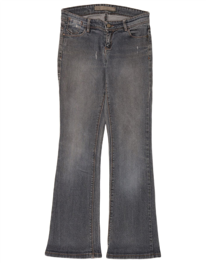 Zara Damen Schlagjeans EU 36 XS W26 L30 Blau
