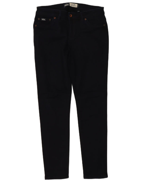Superdry Damen Alexa Jegging Skinny Jeans W31 L30 Marineblau Baumwolle