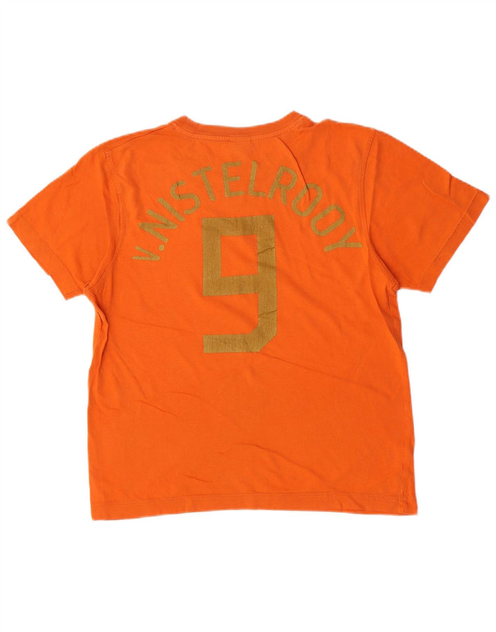Nike Herren Grafik T-Shirt Top UK 39/41 Medium Orange