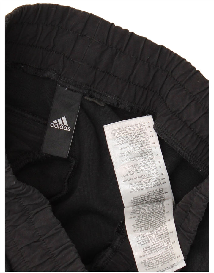 Adidas Damen-Trainingshose, Jogginghose, Größe S, Schwarz, Baumwolle