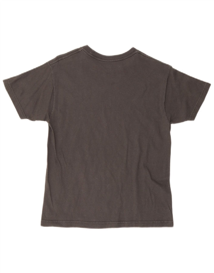 HURLEY Damen-T-Shirt mit klassischer Passform, Grafik, UK 18, mittelgraue Baumwolle