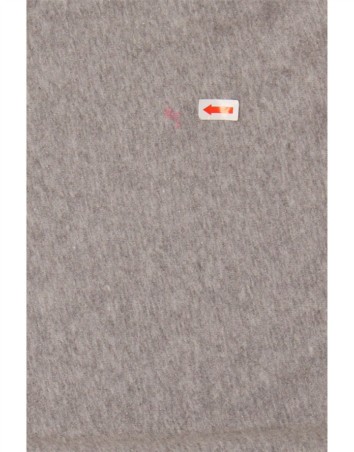 JACK WILLS Damen-Sweatshirt mit Grafik, UK 12, Mittelgrau meliert