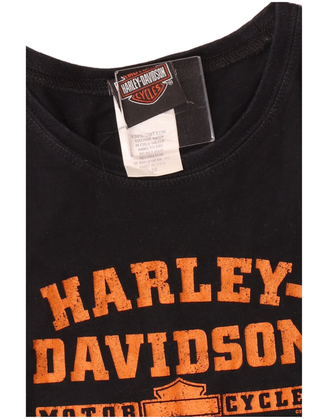 HARLEY DAVIDSON Grafik-T-Shirt für Damen, UK 12, mittelschwarz, Baumwolle