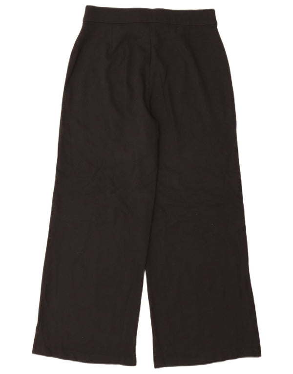 Marks & Spencer Damen-Freizeithose mit weitem Bein, UK 12, M, W30, L29, Schwarz