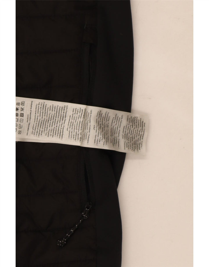 Jack & Jones Herren Wattierte Weste UK 40 Large Schwarz Colourblock Polyester