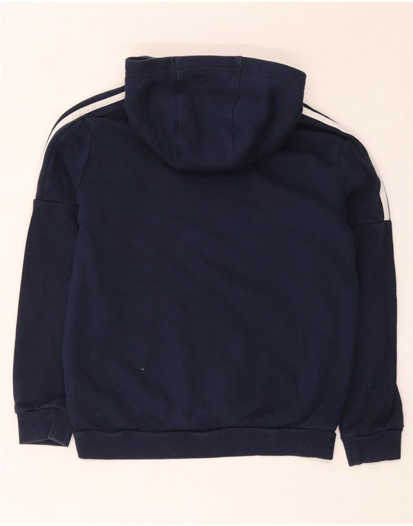 Adidas Jungen Graphic Hoodie Pullover 11-12 Jahre Marineblau Baumwolle