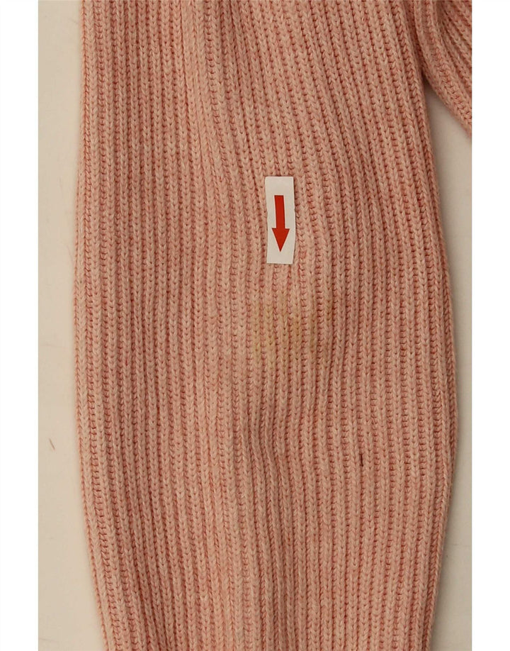 Marella Damen-Cardigan-Pullover UK 14 Mittelrosa Baumwolle
