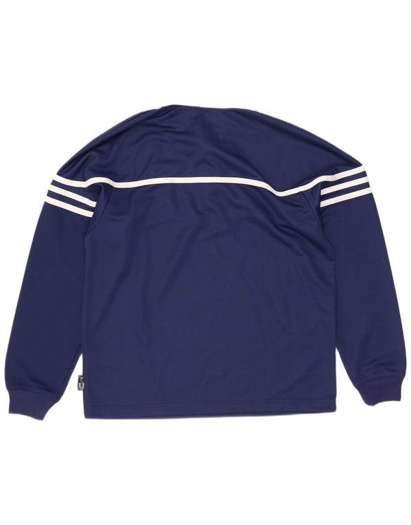 Adidas Langarm-Rugby-Poloshirt für Jungen, 13–14 Jahre, Marineblau, Farbblock