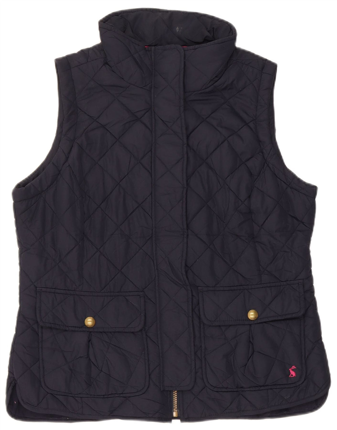 Joules Damen Steppweste UK 14 Large Marineblau Polyester