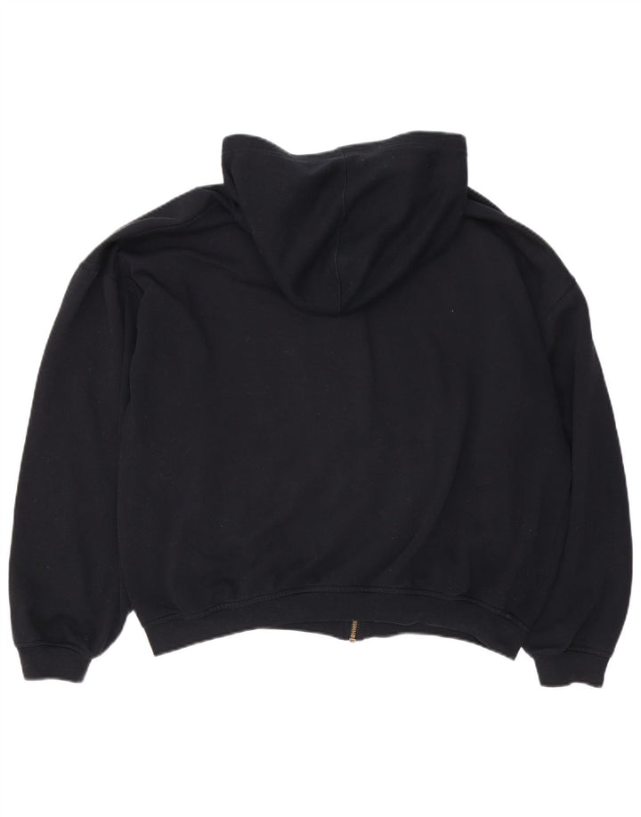 Reebok Herren Kapuzen-Fleecejacke UK 40 Large Schwarz Polyester
