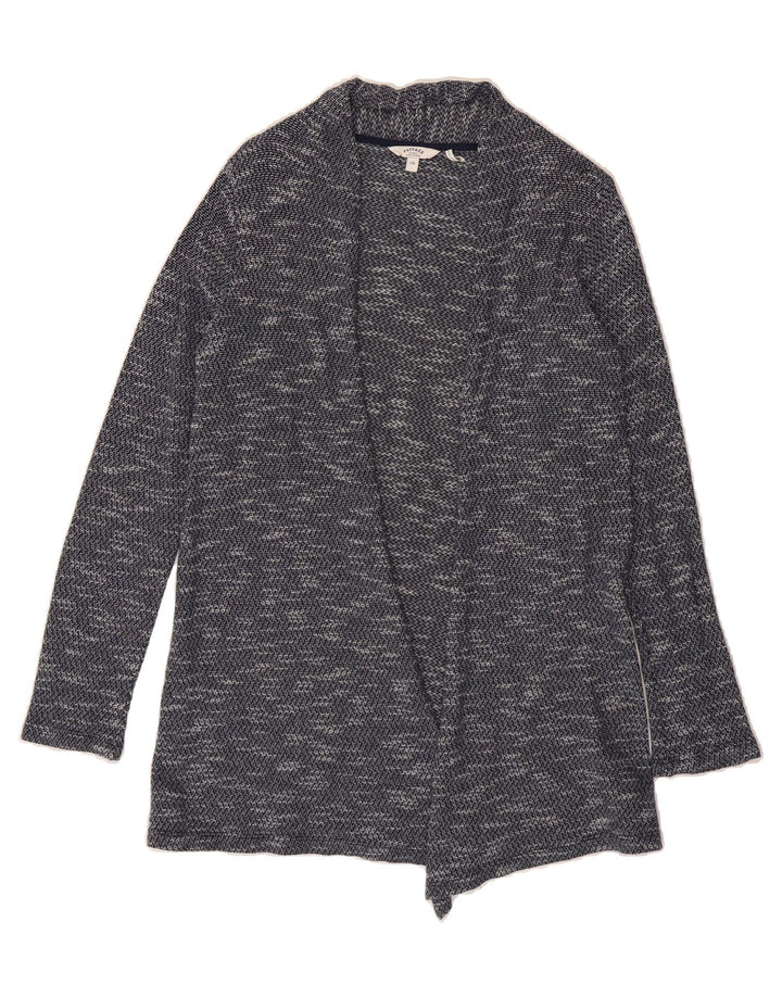 FAT FACE Womens Oversized Cardigan Sweater UK 10 Small Navy Blue Flecked Vintage Fat Face and Second-Hand Fat Face from Messina Hembry 