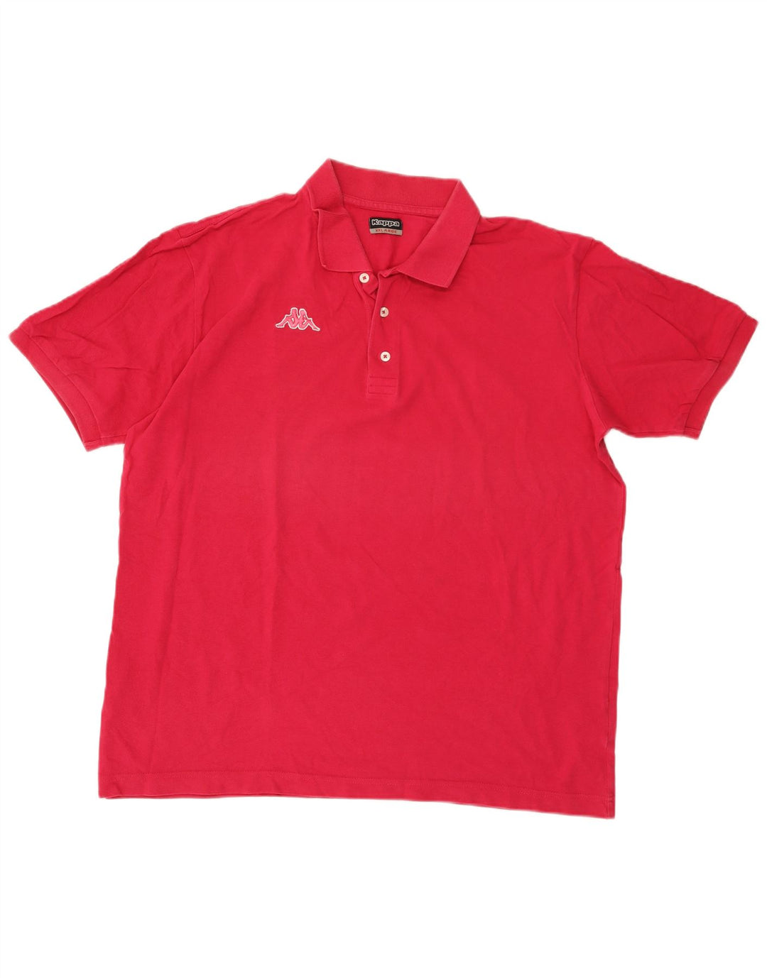 Kappa Herren Poloshirt 2XL Rosa Baumwolle