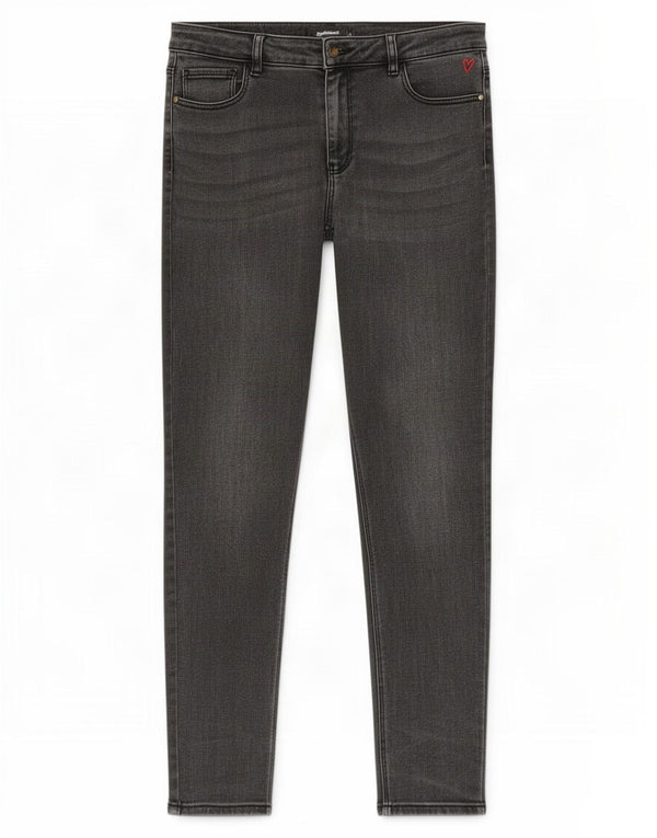 Desigual Womens Skinny Jeans EU 44 XL W36 L28 Grey