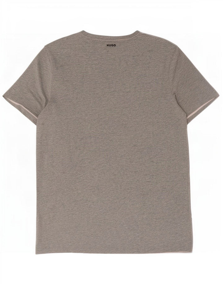 Hugo Boss Herren T-Shirt Top Mittelgrau