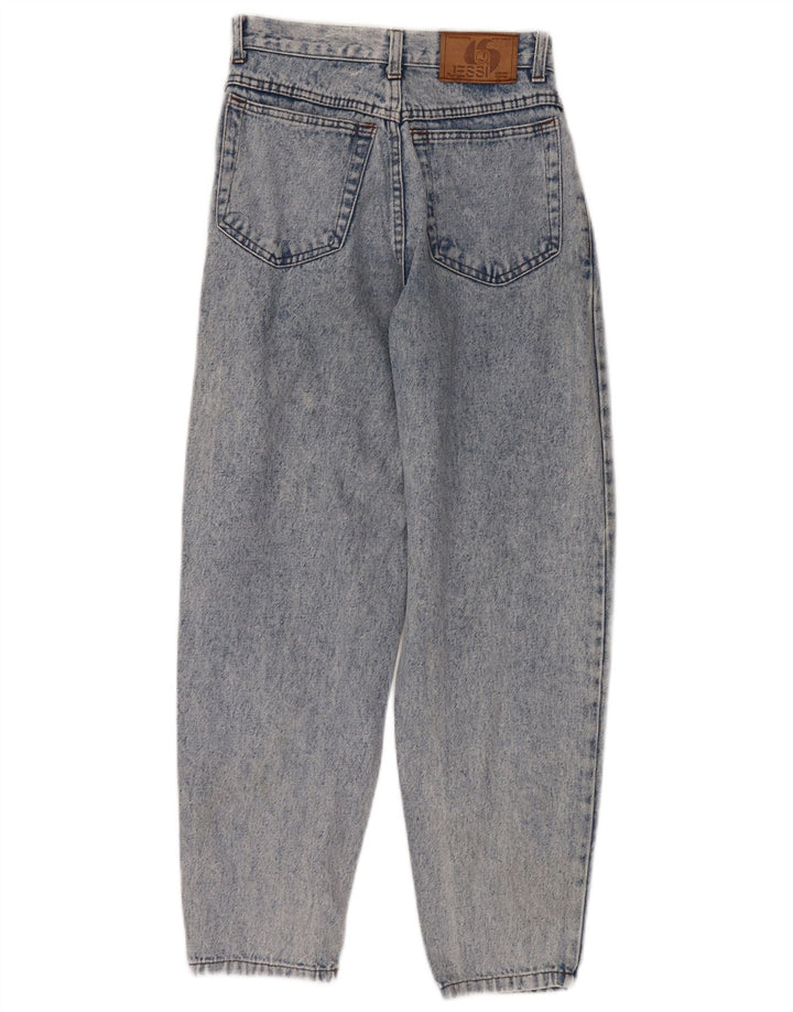 JESSI Damen Tapered Jeans W26 L29 Blau