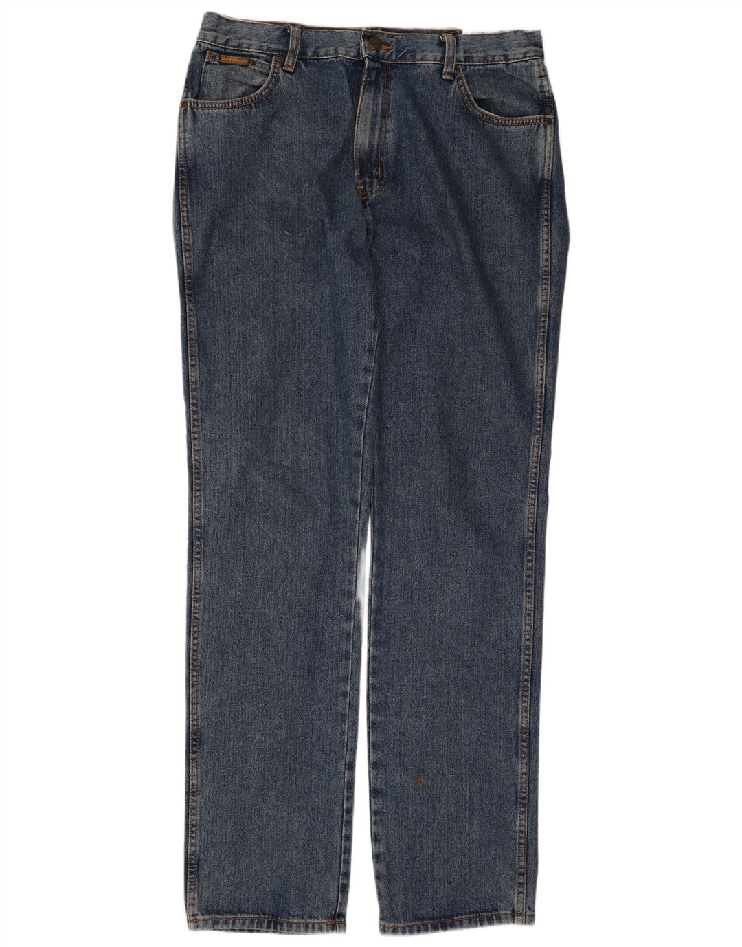 Wrangler Herren Texas Straight Jeans W34 L34 Blaue Baumwolle