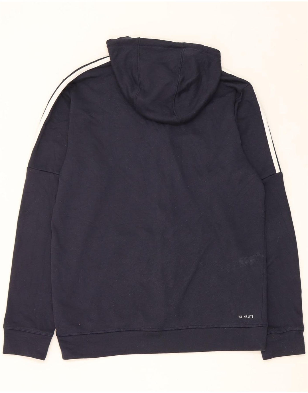Adidas Herren Climalite Zip Hoodie Pullover Medium Marineblau Polyester