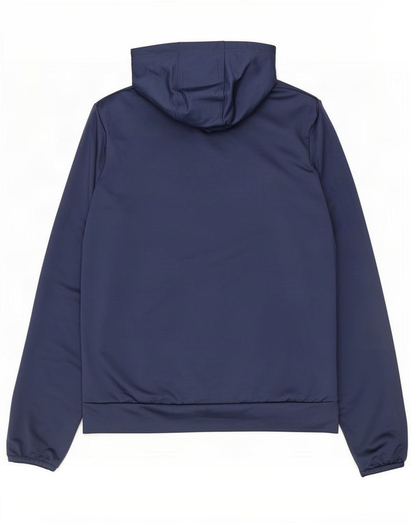 Puma Damen Zip Hoodie Pullover UK 14 Medium Marineblau
