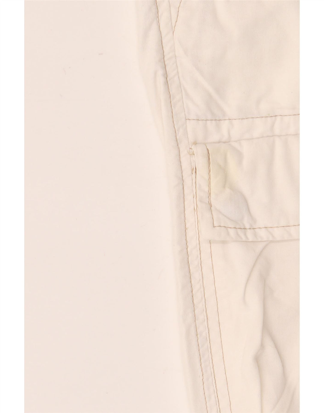 Fordocks Damen Cargo-Bermudashorts IT 44 Medium W30 Off White Cotton