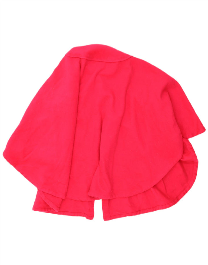 Vintage Damen Poncho Mantel Einheitsgröße Rosa