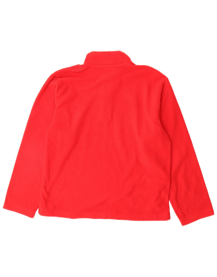 STARTER Jungen-Fleecepullover mit Reißverschluss am Hals, 15–16 Jahre, 2XL, rotes Polyester